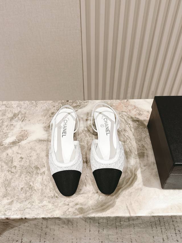 Chanel's New Early Spring Model, The Fairy Mesh Hollow Small Heel Sandals, Still