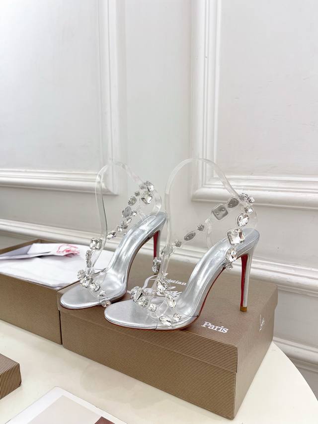 cristian Louboutincl Red Sole Shoes 25Ss Latest Just Jewel Transparent High-H