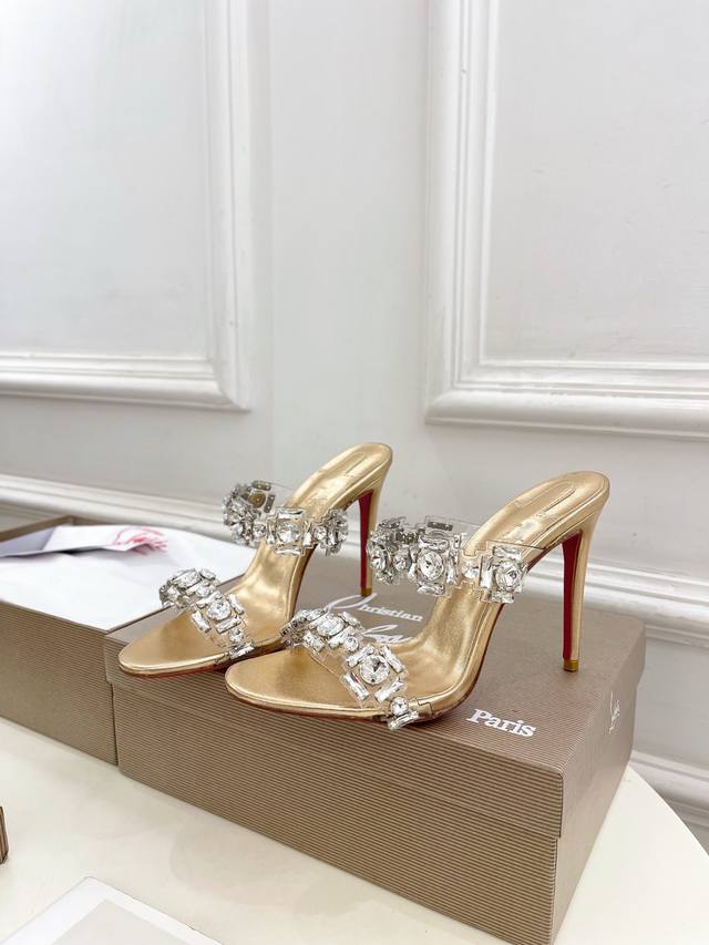 cristian Louboutincl Red Sole Shoes 25Ss Latest Just Jewel Transparent High-H