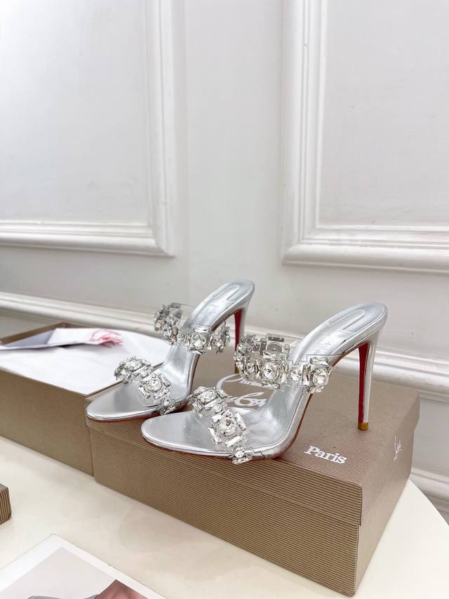 cristian Louboutincl Red Sole Shoes 25Ss Latest Just Jewel Transparent High-H