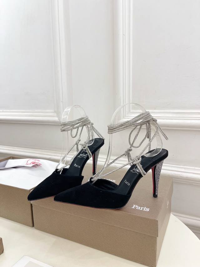 christian Louboutincl Red Sole Shoes 25Ss Latest Just Jewel Crystal Diamond H
