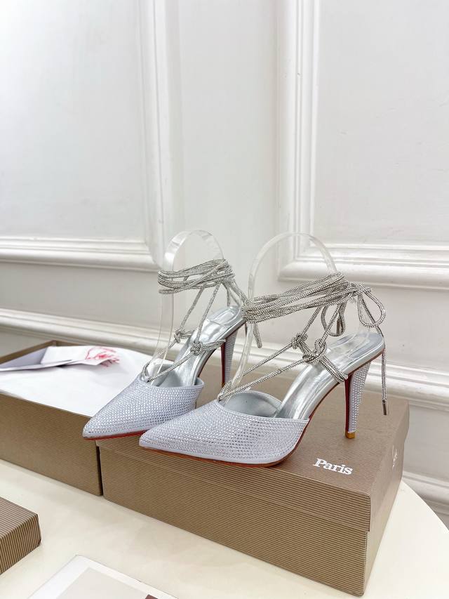 cristian Louboutincl Red Sole Shoes 25Ss Latest Just Jewel Crystal Diamond Hi