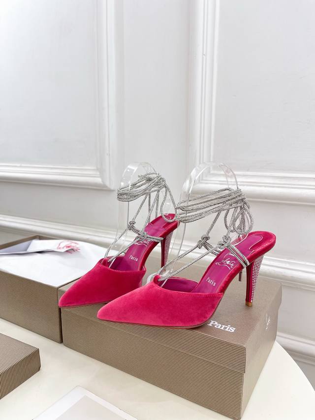 christian Louboutincl Red Sole Shoes 25Ss Latest Just Jewel Crystal Diamond H