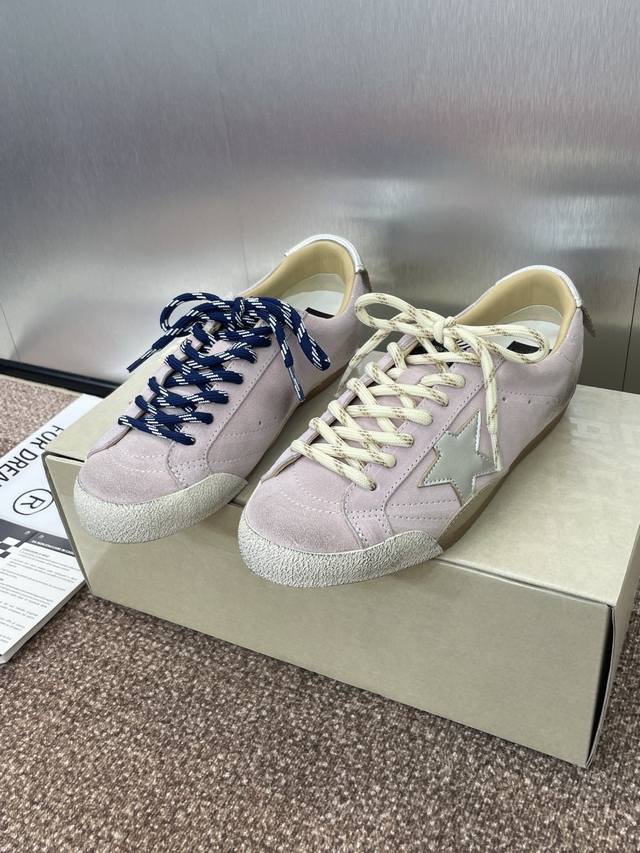 Factory P Price P Golden Goos* 2025 Spring And Summer New Color Flat Lace-Up Ger