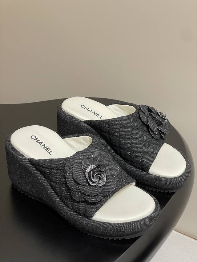 chanel Chanel 25Ss New Spring And Summer Small Fragrant Camellia Thick-Soled
