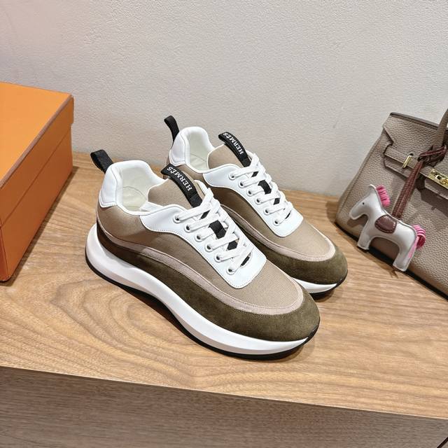 Men's H 25Ss Early Spring White Shoes Classic Boots + British Retro Design Class