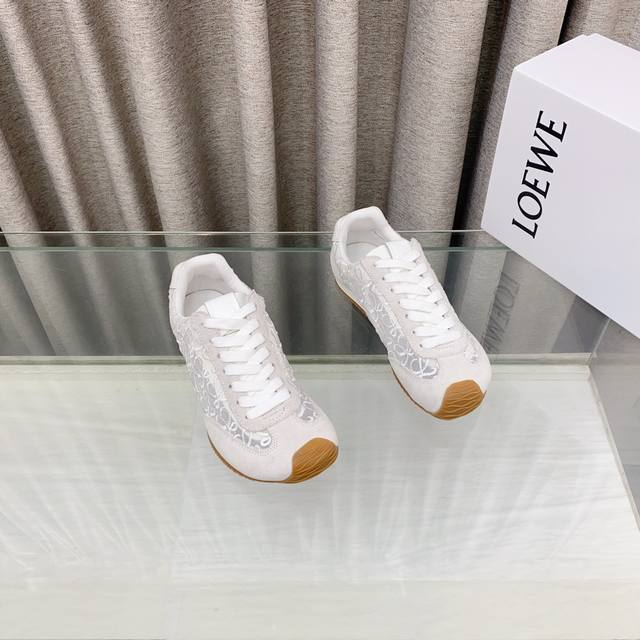 With Button 10 Loew 25Ss New Paris Fashion Balletrunne Ballet Sneakers Forrest G