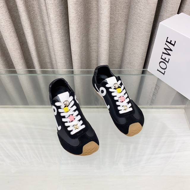 With Button 10 Loew 25Ss New Paris Fashion Balletrunne Ballet Sneakers Forrest G