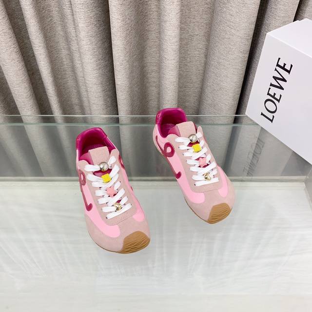 With Buttons 10 Loew 25Ss New Paris Fashion Balletrunne Ballet Sneakers Forrest