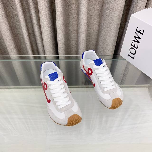 With 10 Buttons Loew 25Ss New Paris Fashion Balletrunne Ballet Sneakers Forrest