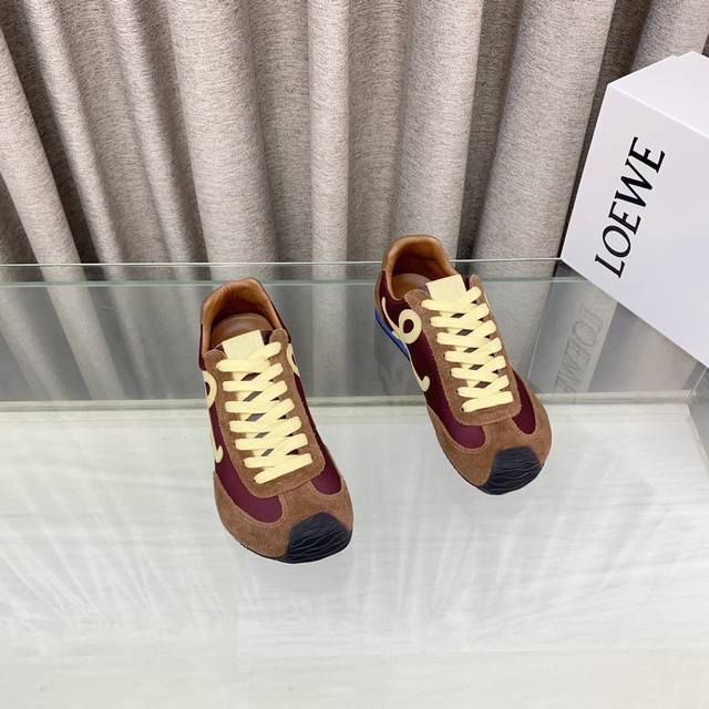 With 10 Buttons Loew 25Ss New Paris Fashion Balletrunne Ballet Sneakers Forrest