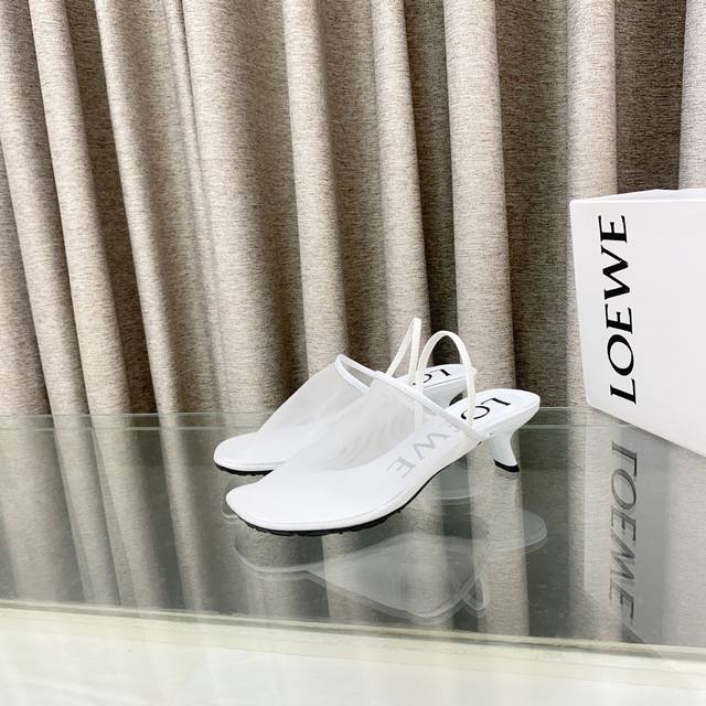 2025 The Latest Loewe Ss Summer Limited Ice Silk Slippers Are Real Air-Condit