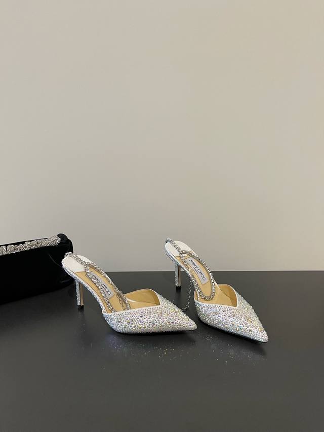 jimmy Choo Highest Quality, Latest Classic Diamond Chain, Gradient Hot Diamon