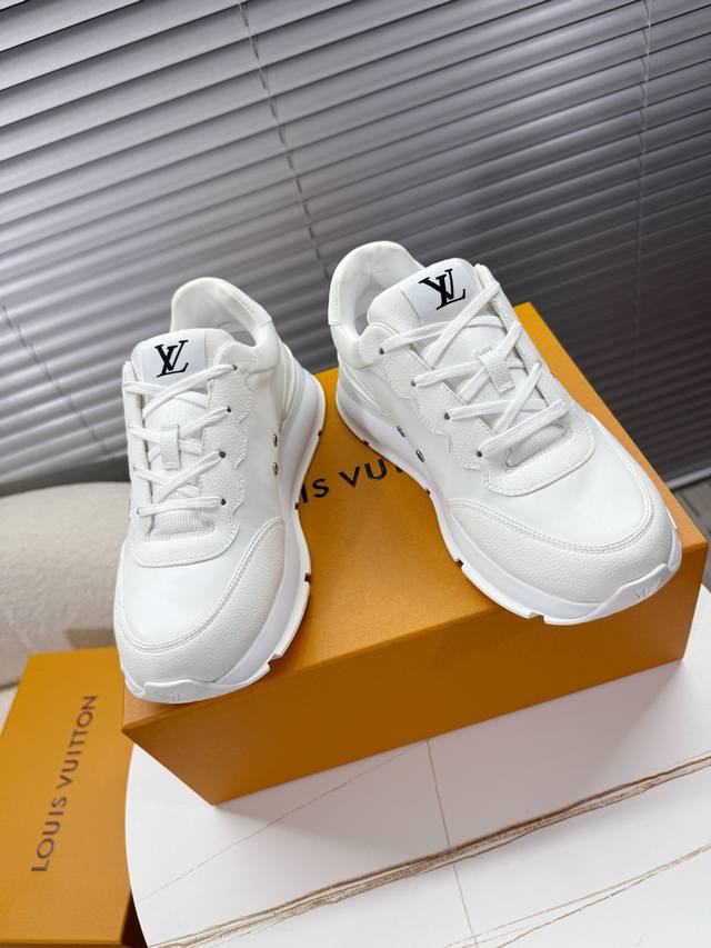 lv Donkey Brand Latest Men's Sports Shoes, White Shoes, Dad Shoes~~ Simple An
