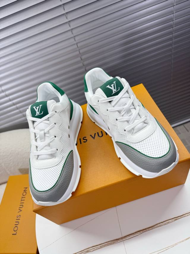 lv Donkey Brand Latest Men's Sports Shoes, White Shoes, Dad Shoes~~ Simple An