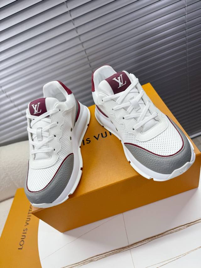 lv Donkey Brand Latest Men's Sports Shoes, White Shoes, Dad Shoes~~ Simple An