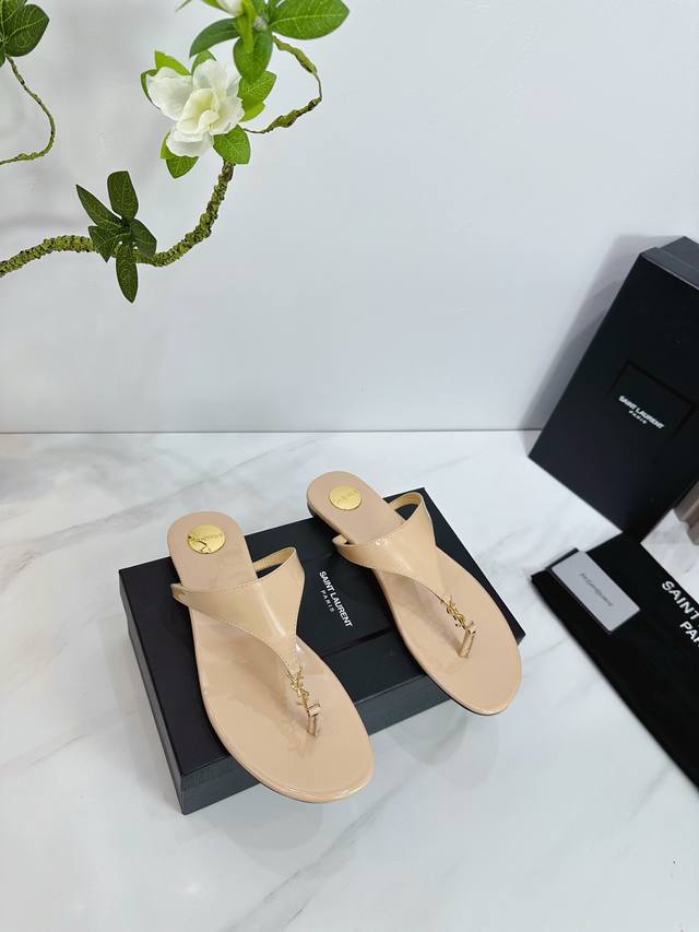 Factory Saint Laurent 25Ss Super Hot Sandals Single Shoes Counters Synchronized