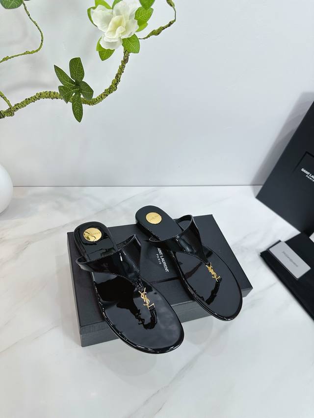 Factory Saint Laurent 25Ss Super Hot Sandals Single Shoes Counters Synchronized