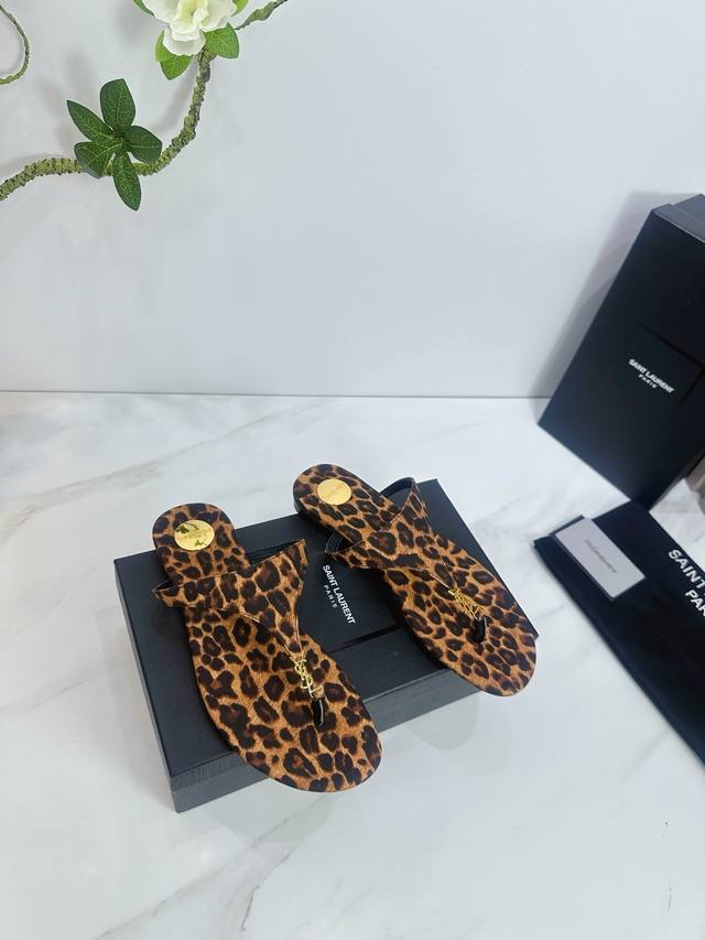 Factory Saint Laurent 25Ss Super Hot Sandals Single Shoes Counters Synchronized