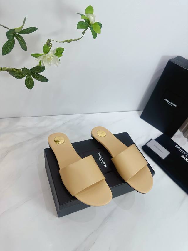 Factory Saint Laurent 25Ss Super Hot Sandals Single Shoes Counters Synchronized