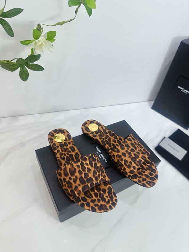 Factory Saint Laurent 25Ss Super Hot Sandals Single Shoes Counters Synchronized