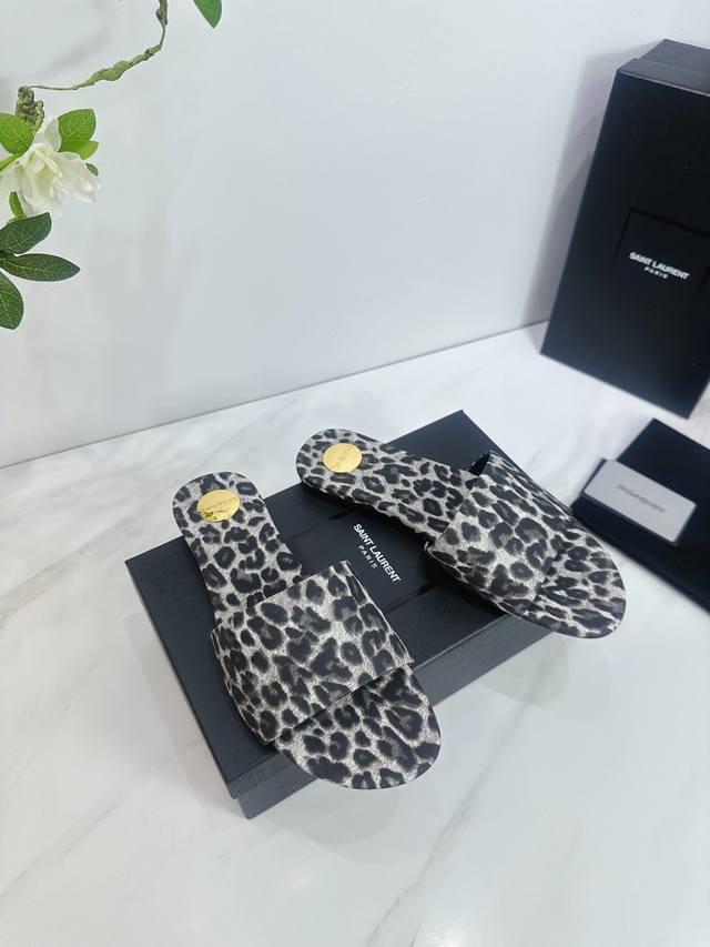 Factory Saint Laurent 25Ss Super Hot Sandals Single Shoes Counters Synchronized