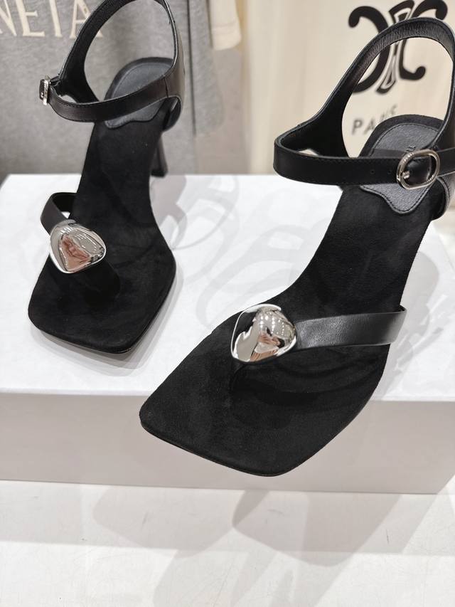 High Version Factory The Row 2025Ss Summer New Simple High-Heeled Sandals Very C