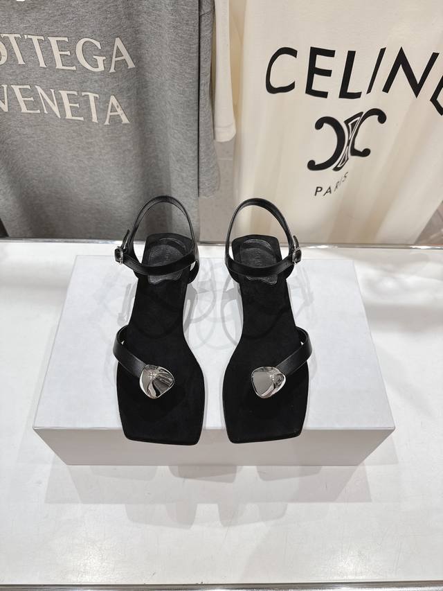 High Version Factory The Row 2025Ss Summer New Simple Flat Flip-Flop Sandals Ver