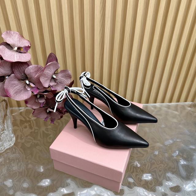 miu Miu New Bow Girl Bow High Heel Series New Miu Miu The Latest Catwalk Mode