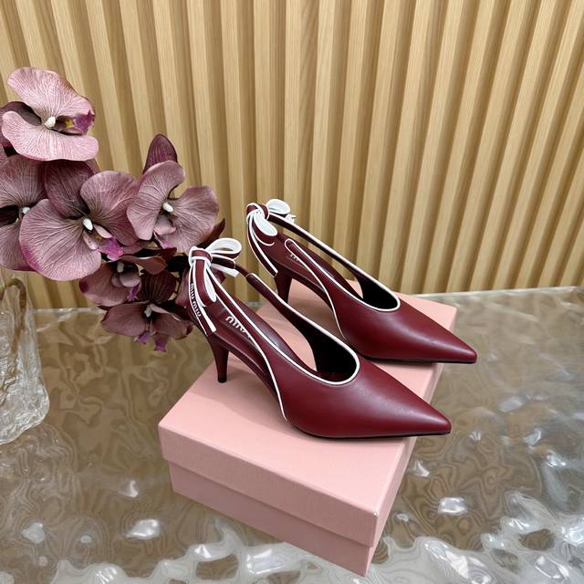 miu Miu New Bow Girl Bow High Heel Series New Miu Miu The Latest Catwalk Mode