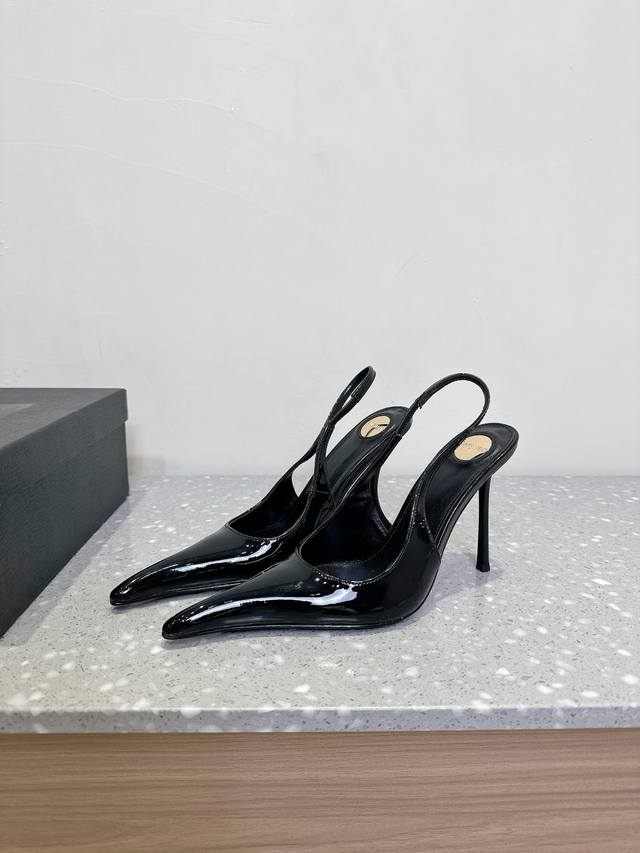 saint Laurent Saint Laurent 25Ss New Spring And Summer Pointed High-Heeled Sa