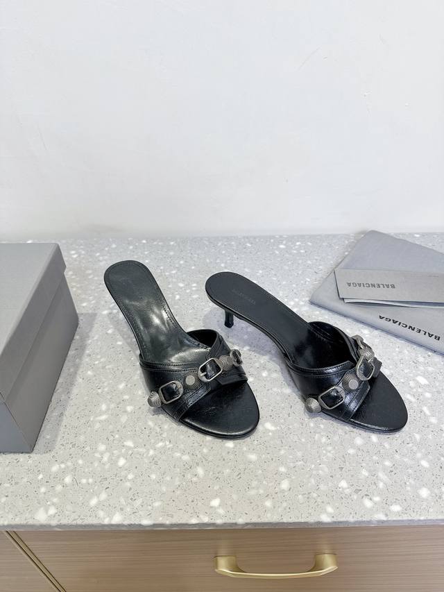 Iron Buckle Balenciaga Paris Family 25Ss Spring And Summer New Metal Rivet Slipp