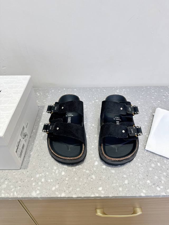 dior X Birkenstock Joint Milcno Sandals The Upper Part Of The Sole Is Dior's