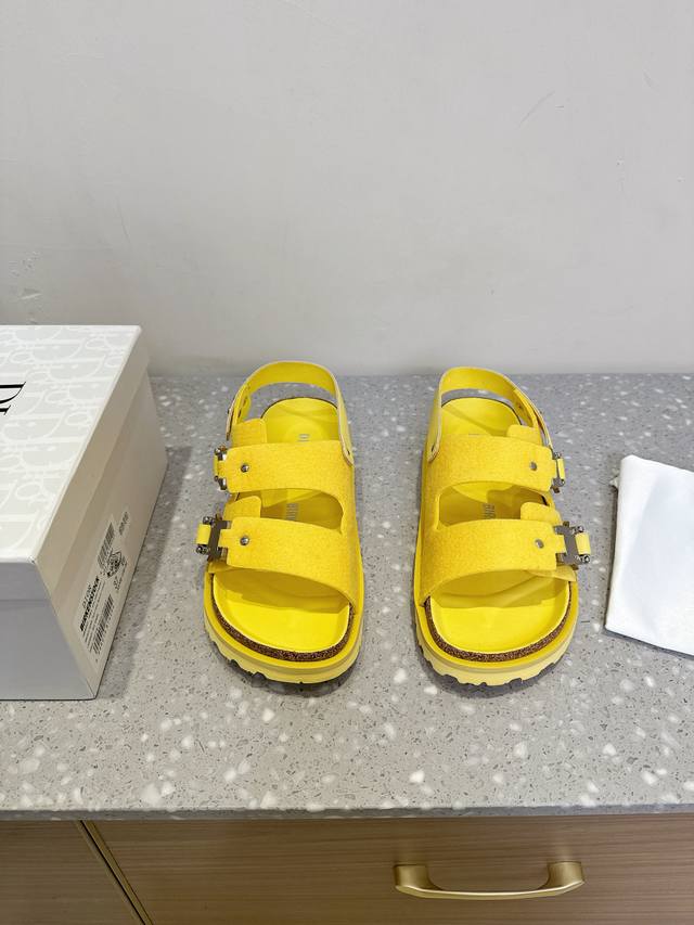 dior X Birkenstock Joint Milcno Sandals The Upper Part Of The Sole Is Dior's