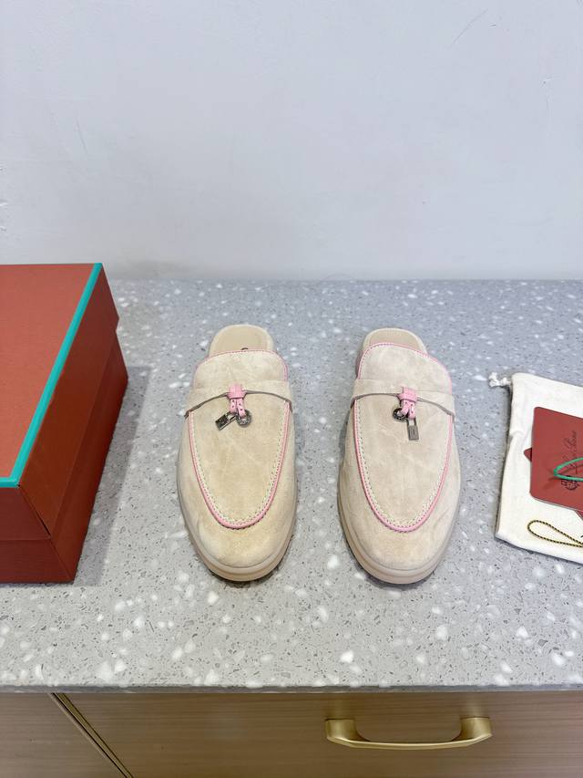 In Stock Loro Piana 25Ss New Spring And Summer British Mule Half-Slippers This I