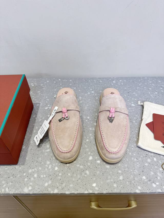 In Stock Loro Piana 25Ss New Spring And Summer British Mule Half-Slippers This I