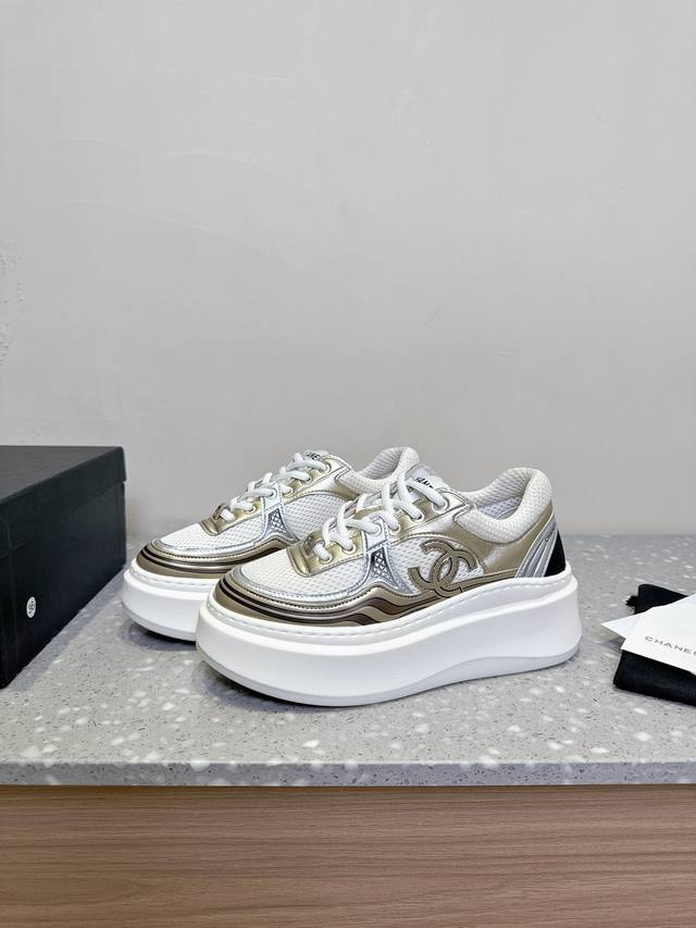chanel Chanel 25Ss New Spring And Summer Thick-Soled Casual Shoes And Sports