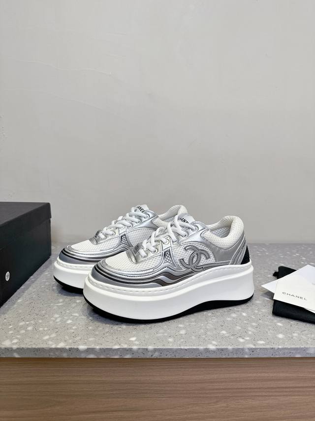 chanel Chanel 25Ss New Spring And Summer Thick-Soled Casual Shoes And Sports