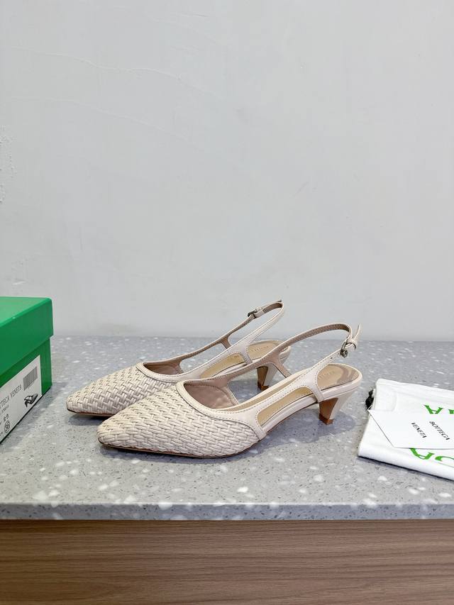 Dongguan Goods Bottega Venet 25Ss Spring And Summer New Small Pointed Woven Sand