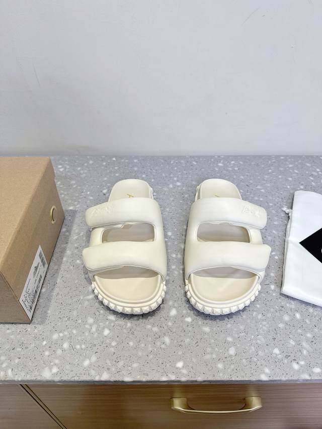 ash Niche Fashion Brand 25Ss New Spring And Summer Casual Flat Slippers Gloss