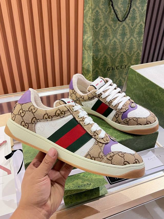 Top Gucci style, the most popular men's casual bag, top-grade leather imported f