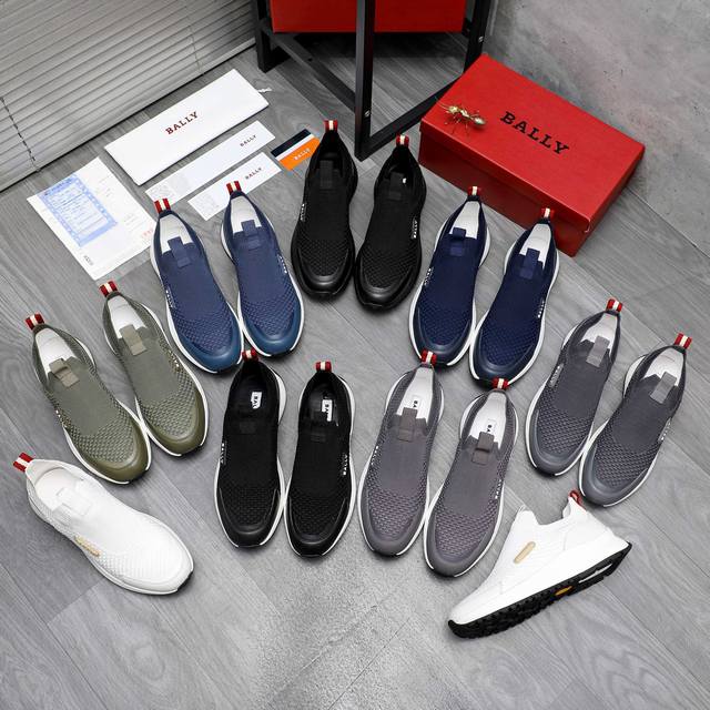 Bally - High-end quality original casual sports shoes - Upper: imported Nappa ca