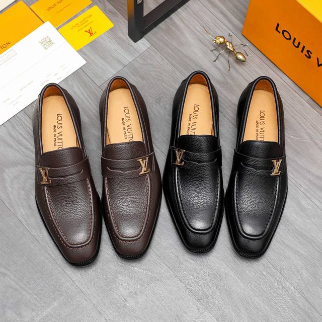 Balmain new men's leather shoes, made of imported original cowhide, sewing techn