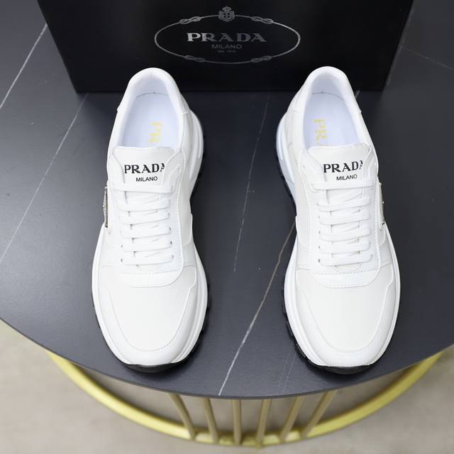 Adjusted factory P price Men's sports shoes original high version new Prada Prad