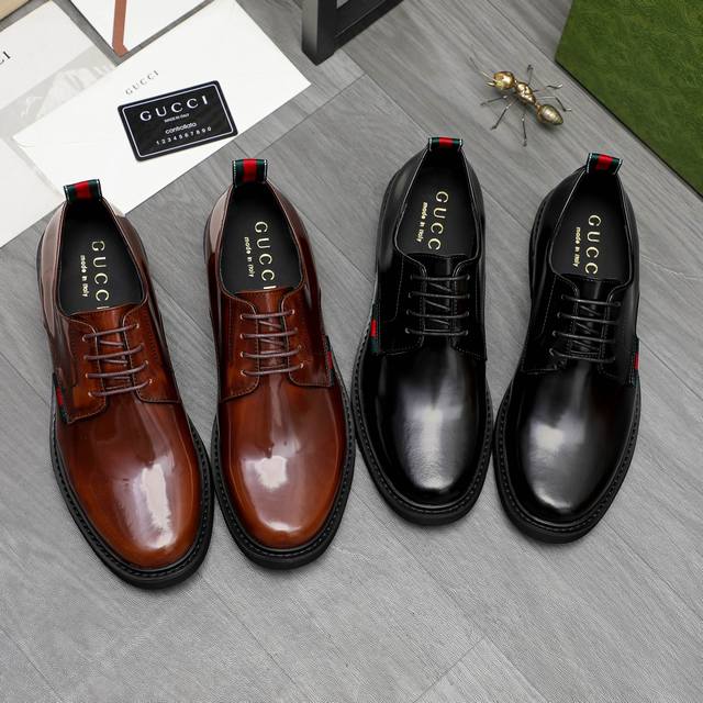 Factory P price Lv. Men's shoes counter hot sale, official website synchronizati