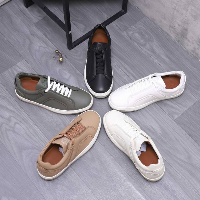 Fendi leather shoes, imported brand jacquard fabric, water-dyed calfskin lining,