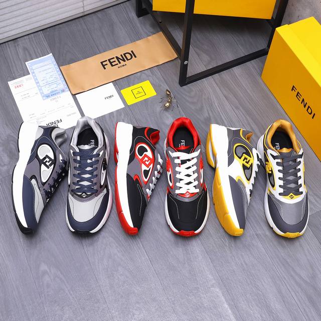 Fendi leather shoes, imported open-edge beaded fabric, water-dyed calfskin linin
