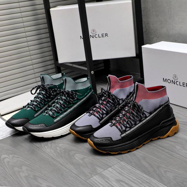 Prada -High-end quality original casual sports shoes -Upper: Nappa calfskin, bra