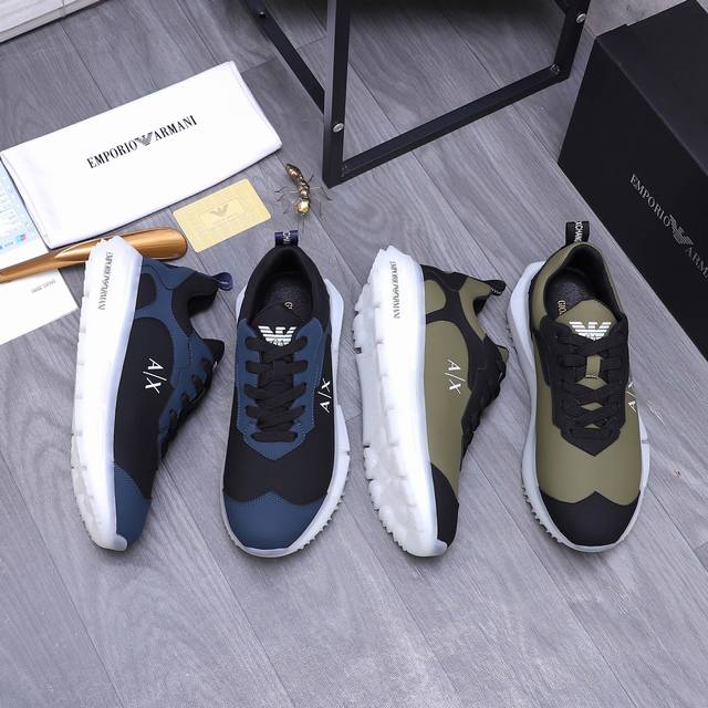Factory Price P Armani Best Seller Official Website Global First Men's Shoes Hig