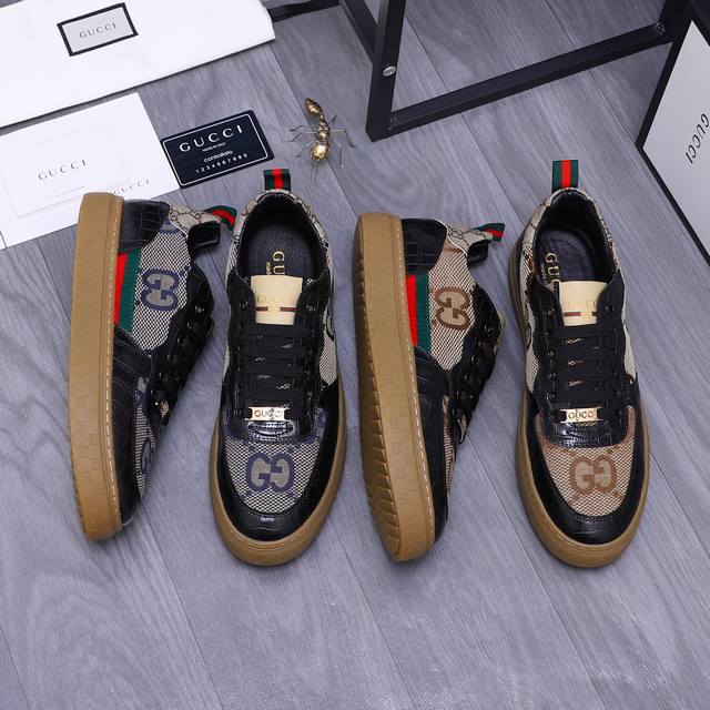 Factory Price P Gucci Gucci leather shoes are the most popular classics. Synchro